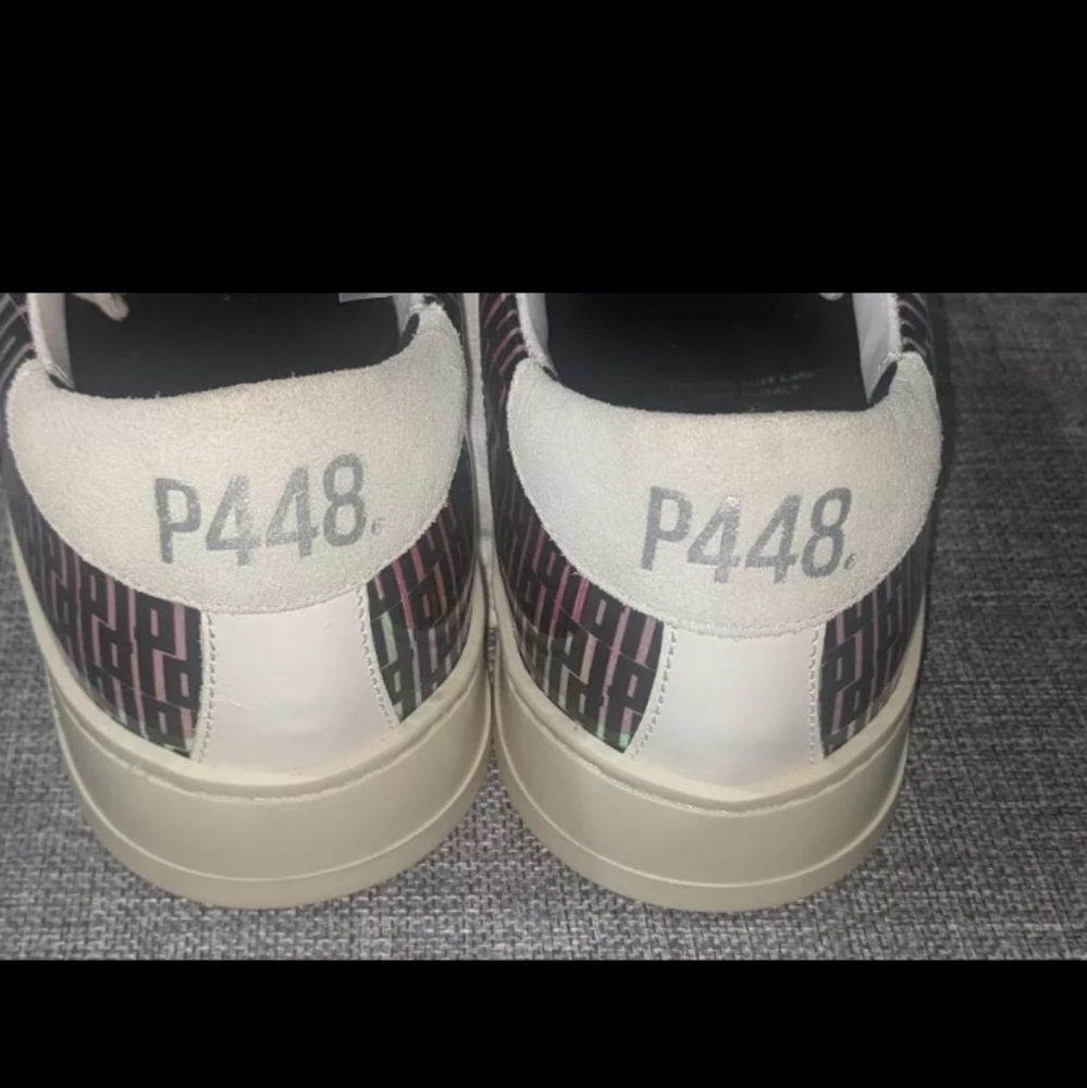 NWT P448 Holographic Jack Monogram Sneakers size 7.5